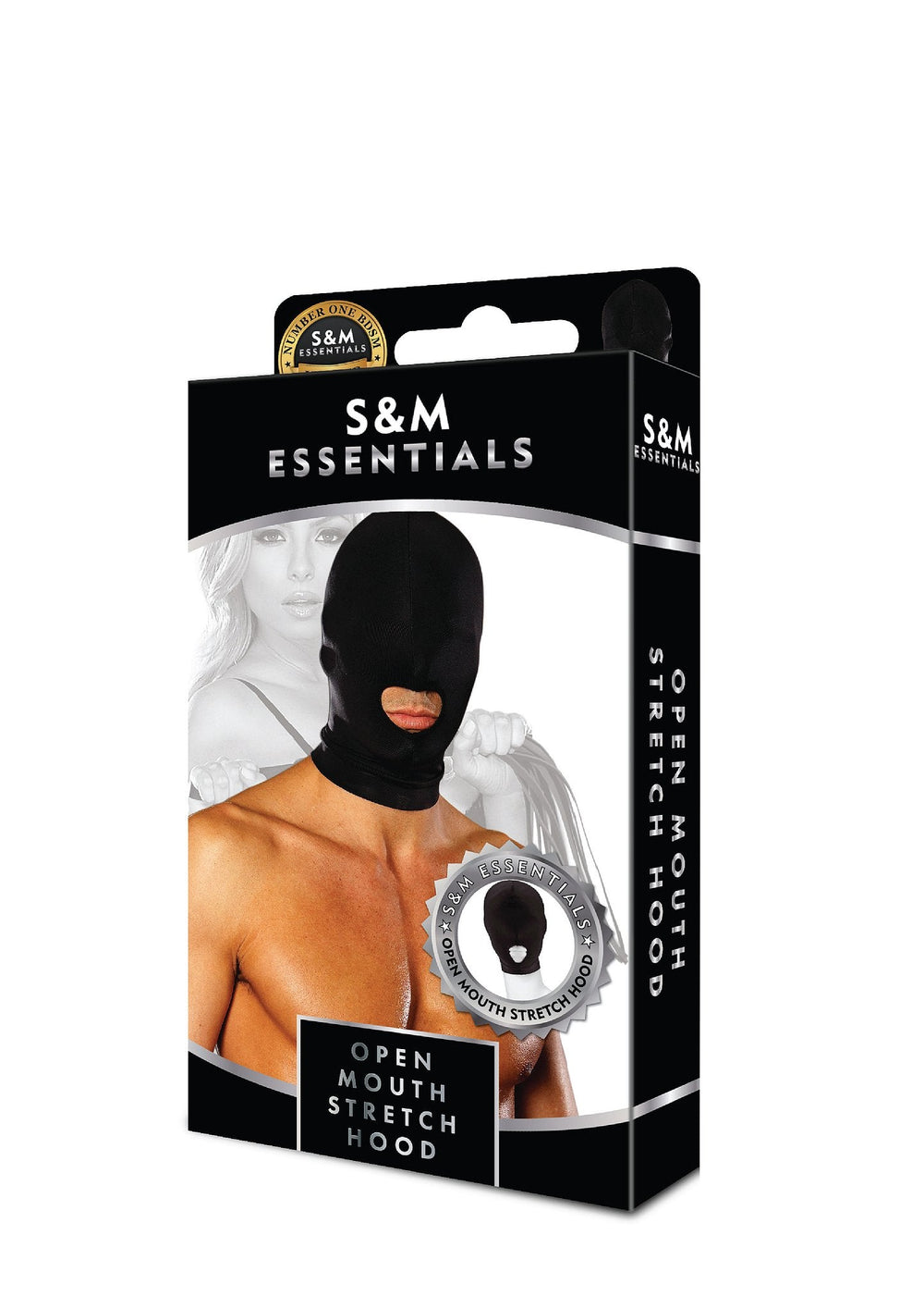 S&M Essentials 純黑開口頭套2